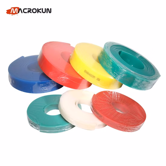 100% Polyurethane Silk Screen Printing Graphic PU Squeegee Rubber